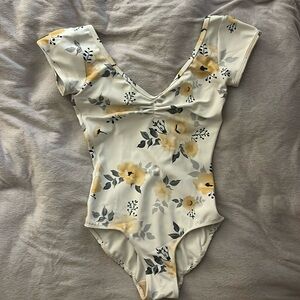 Eleve leotard floral XS